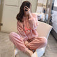 Women's Autumn and Winter Coral Velvet Thick Pajamas Flannel Plus Velvet Outer Wear Home Service Suit