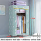 82cm Long Waterproof Storage Rack Cabinet 20mm Stainless Steel Shoe Rack Clothes Rack Modern Style Coat Hanger
