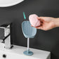 Soap Dish Drain Free Punching Household Toilet Bathroom Kitchen Vertical Suction Cup Wall Hanging Soap Holder Soap Shelf