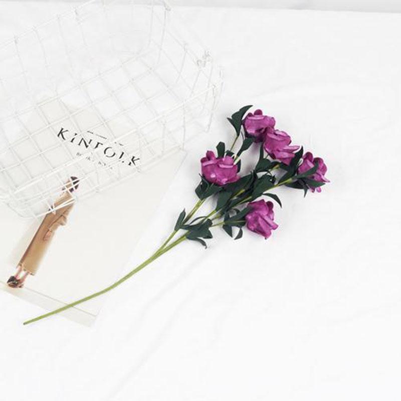 Simulation Foam Rose Fake Bouquet Living Room Flower Arrangement Fake Flower Desktop Decoration Photo Hand Stick Flower