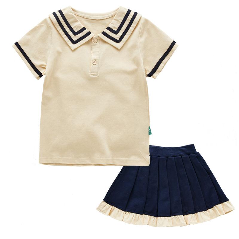 Primary School Uniforms Summer Children's Class Uniforms Sportswear Suits Kindergarten Uniforms, Summer Uniforms Graduation Costumes