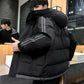 Winter Down Jacket Men's Loose Plus Size Hooded Warm Jacket