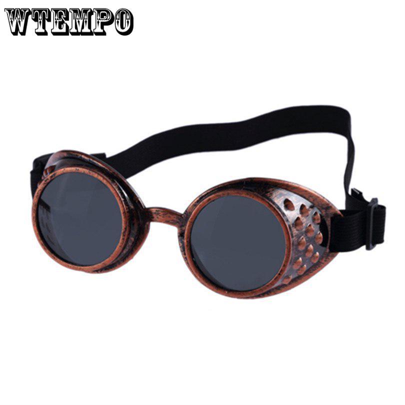 Retro Sunglasses Steampunk Women Men Goggles Welding Steam Punk Gothic Sun Glasses Cosplay Party Eye