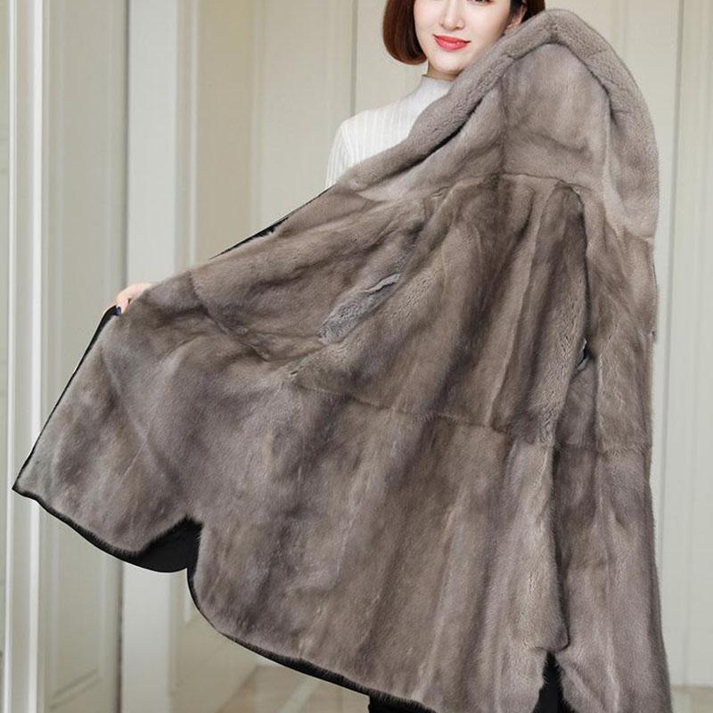 Winter Korean Thick Cotton-padded Jacket Mid-length Plus Velvet Thick Parker Hooded Plus Size Middle-aged Women's Jacket