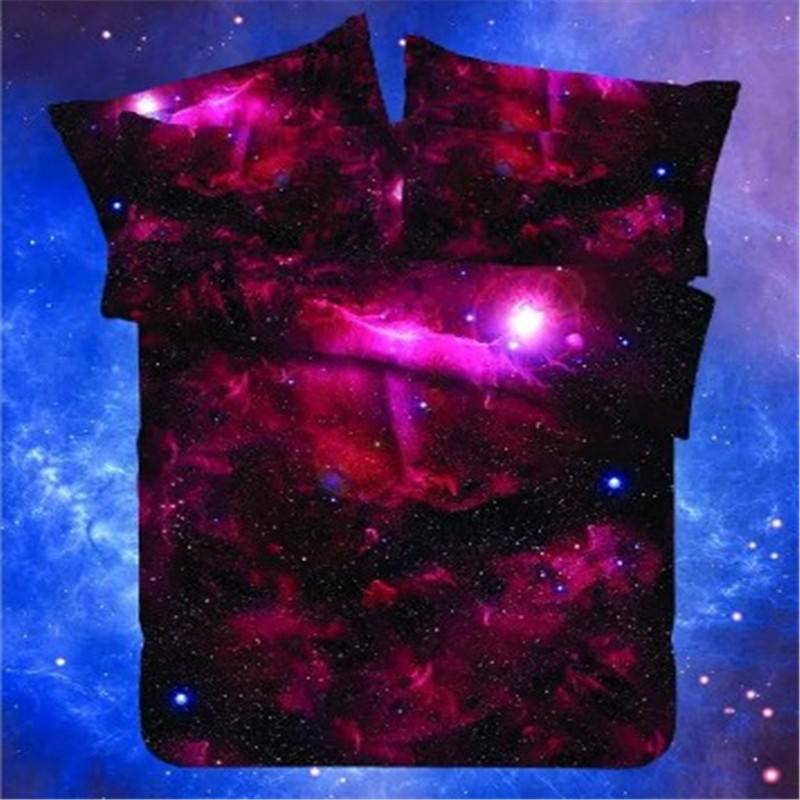 WTEMPO Starry Sky 3d Oil Painting 3/4pcs Bedding Sets Queen Size Bedding Set Comforter Cover