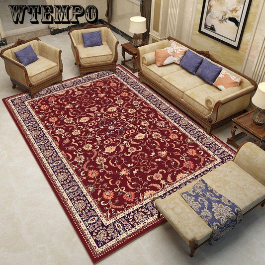 European Hallway Carpet Pattern Absorbent Non-slip Carpet Rug For Living Room Bedroom