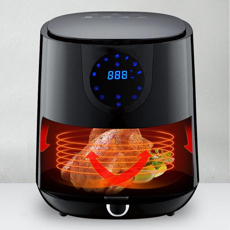 Multi-function Smoke-free French Fries Machine Household Large-capacity Electric Fryer Smart Air Fryer
