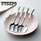 Spoon Stainless Steel Rice Spoon/soup Spoon Long-handled Great Circle Coffee Spoon 4pcs