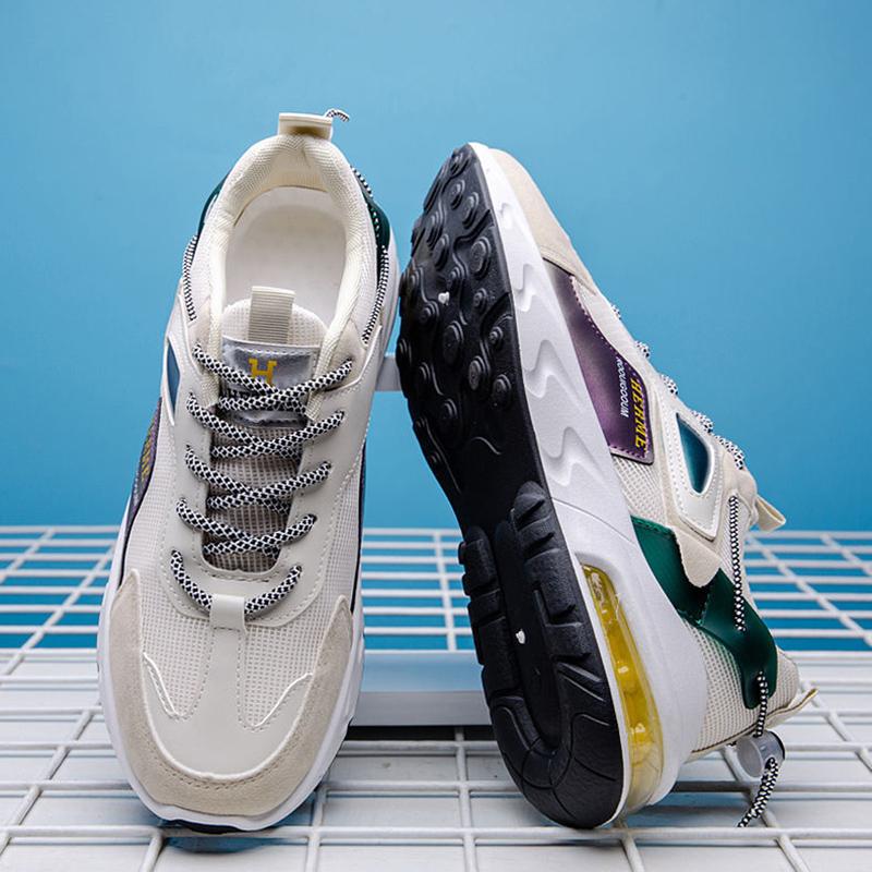Fall Men's Shoes All-match Breathable Mesh Shoes Men's Korean Fashion Sports and Leisure Running Shoes