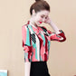 Shirt Women's Fashion Long-sleeved Temperament Printing High-end Chiffon Shirt Women's Foreign Style Top