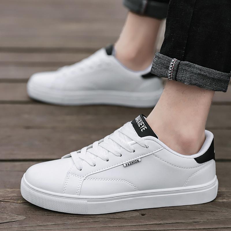 Spring Fashion Men's White Shoes Breathable Casual Men's Net Red Shoes Korean Men's Sneakers Outdoor Sports Men's Shoes