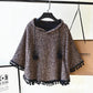 Fashion Women Coat and Capes Pullover Cape Women Winter Wraps Shawl Knitted Cloak Ponchos Women Autumn Winter