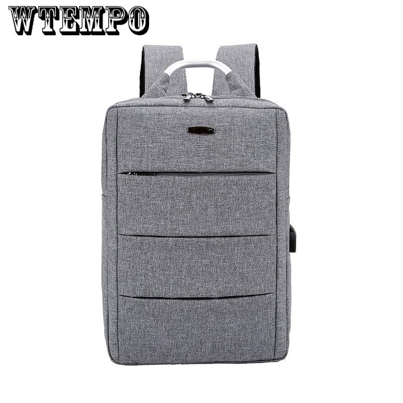 Men backpack retro casual 15" laptop bag fashion male large capacity travel shoulder Bag business