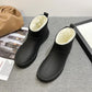 Winter Cold Proof Warm Rain Boots Ladies Water Shoes Cotton Thickened Outer Rain Boots Adult Non-slip Kitchen Work Shoes