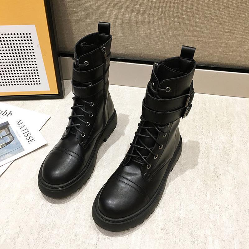 Martin Boots Skinny Women's Martin Boots Women's Korean Style British Style Martin Boots