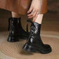 Winter Women Real Soft Leather Martin Boots Women Ins Cool British Style Short Boots Boots