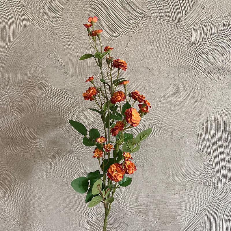 European and American Style Simulation Flower Small Rose Fake Flower Props Holding Flowers Rose Florist Home Furnishing Decoration