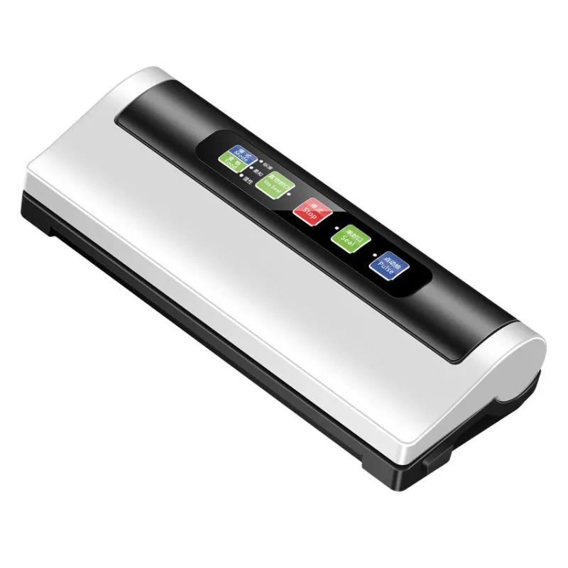 Best Food Vacuum Sealer 220V/110V Automatic Commercial Household Food Vacuum Sealer Packaging Machine Include 10Pcs Bags