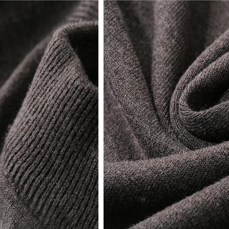 Half Turtleneck Sweater Men's Autumn and Winter Knit Sweater Men's Couple Slim Warm Men's Bottoming Shirt