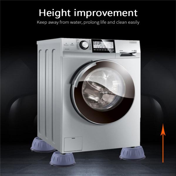 4PCS Washing Machine Pads Fixed Non-Slip Pad Anti Vibration Feet Pads Support Dampers Stand Accessories