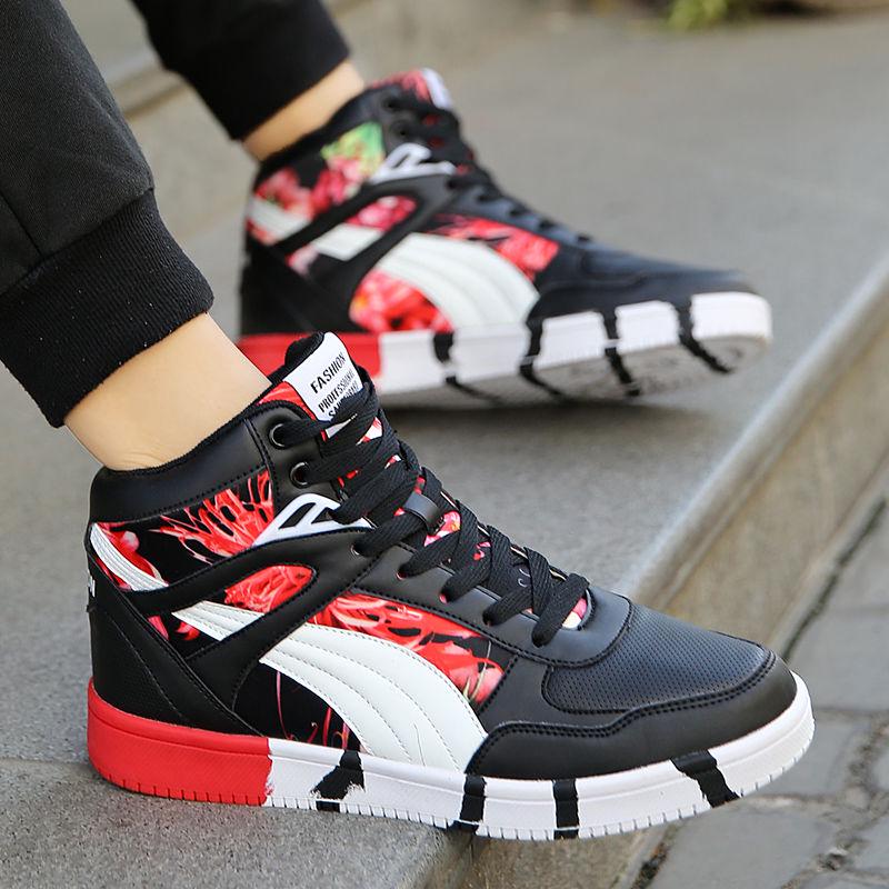 Sports Shoes for Lovers Hight-top Sports Shoes Force One Joint Skate Shoes Basket Women's Sneakers