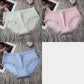 3-pack of Graphene Cotton Women's Panties Antibacterial Seamless Lace Trim Briefs