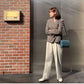 Women's Suit Jacket Korean Style Loose Spring  Autumn British Style Gray Short Suit Small Top