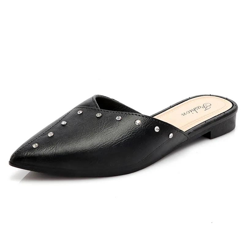 Women's Summer Outer Wear Non-slip Wear-resistant Sandals Solid Color Slippers