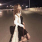 Black Suspender Skirt Dress Was Thin with A Little Black Dress Hepburn Style Skirt Female