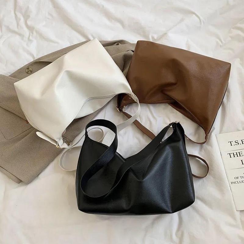 Large-capacity Bag Female Four Seasons Trend Fashion Casual All-match One-shoulder Underarm Soft Crossbody Bag