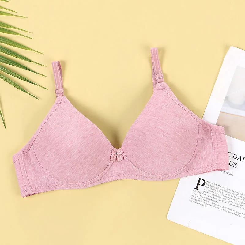 Small Size Thin Section Gathered Bra Sexy No Steel Ring To Close The Auxiliary Breast Anti-sagging Stereotype Adjustment Light and Breathable Bra