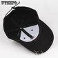 Baseball Caps Hat Embroidery Finger Peaked Cap Bend Long Adjustable Hat
