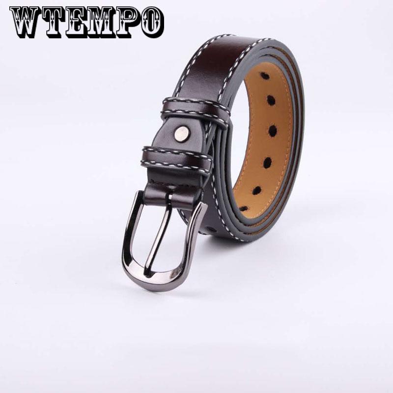 Fashion Classic buckle Ladies wide belt Women's high quality female casual leather belts for jeans