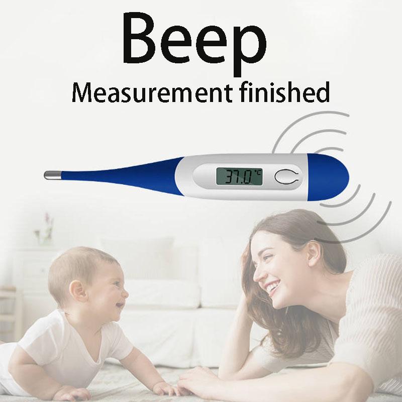 1Pc Digital LCD Heating Thermometer Tools Adult Kids Baby Child Body Temperature Measurement Device