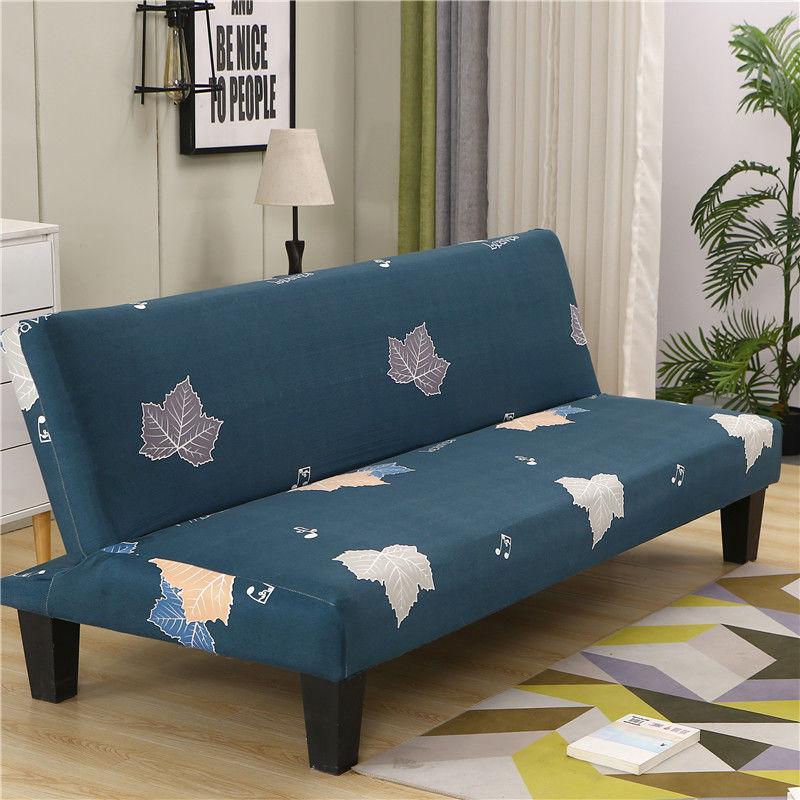 All-inclusive Universal Sofa Cover Without Armrests Foldable Sofa Bed Cover Two-seat Sofa Cover Full Cover Sofa Cushion Elastic Universal