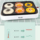 800W Electric Bakeware Frying Egg Machine Flat Bottom Frying Pan Kitchen Supplies Baking Pan for Family