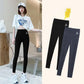 Female Flying Shark Pants Wear Black Leggings Spring and Autumn Thin Tights High Waist Slim Belly Barbie Pants