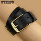 Genuine leather belts for men Copper Pin buckle First Layer belt for man Luxury waistband male