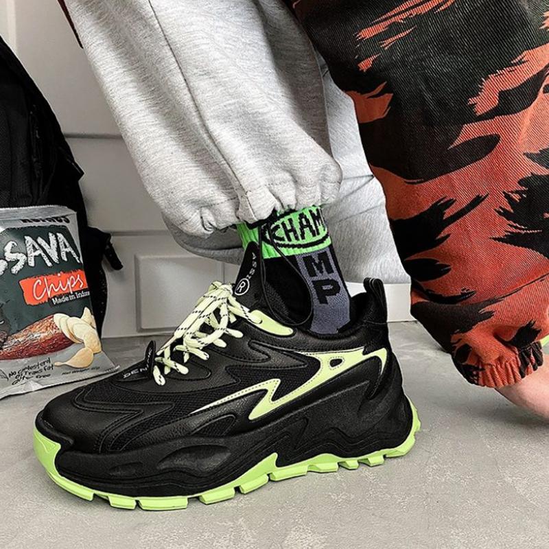 Sports Shoes Men's Breathable All-match Trend Casual Sports Shoes Ins Old Shoes Running Shoes