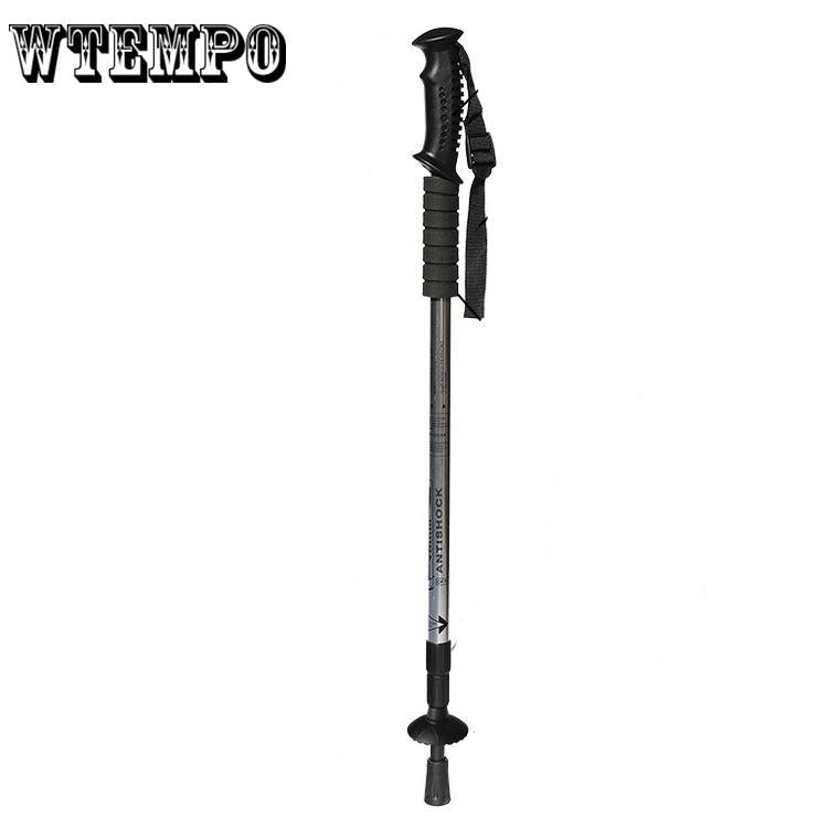 Hiking Stick Outdoor Walking Mountaineering Stick Anti-shock Trekking Alpenstock