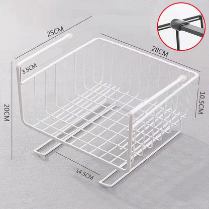 Joliannss Kitchen Storage Bin Under Shelf Wire Rack Cabinet Baskets Organizer Holder Stand
