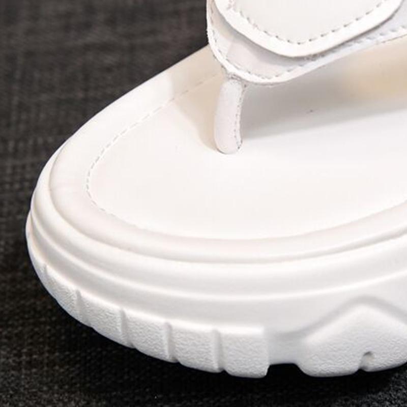 Flip-flops Women's Outer Wear Fashion Flip Flops Sandals Summer Cakes Thick-soled Beach Shoes