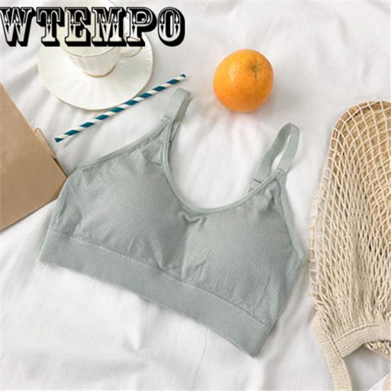 Sexy Sports Bra Top For Fitness Women Push Up Cross Straps Workout Bra For Women Gym Running Jogging