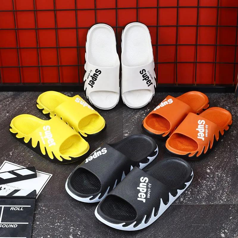 Men's Non-slip Outdoor Wear Slippers Thick Bottom Summer  All-match Bathroom Slippers