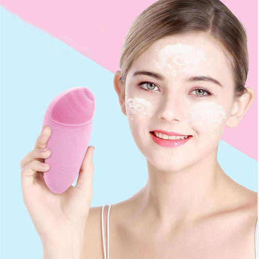 Facial Washing Artifact Electric Silicone Cleansing Facial Cleansing Instrument Pore Cleaner Rechargeable Facial Cleansing Instrument