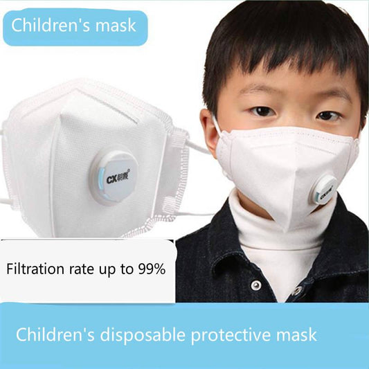 Children's KN95 breathing valve mask non-disposable anti-fog Children's lightweight breathable masks
