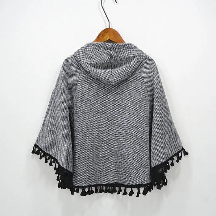Fashion Women Coat and Capes Pullover Cape Women Winter Wraps Shawl Knitted Cloak Ponchos Women Autumn Winter