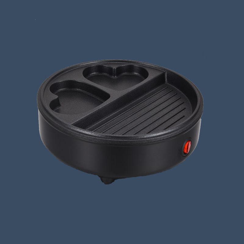 600W Round Electric Bakeware BBC Nonstick Pan Frying Egg Machine Flat Bottom Frying Pan Kitchen Supplies