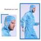 Clothes Siamese Hooded Dust-Free Full Body Isolation Antistatic Protective Workwear Men's Belt Blue