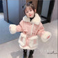 Girls' Jackets Winter Thickened Padded Jacket Western Style Plus Velvet Cotton Jacket Children's Autumn Cotton Jacket Girl Baby Pie To Overcome